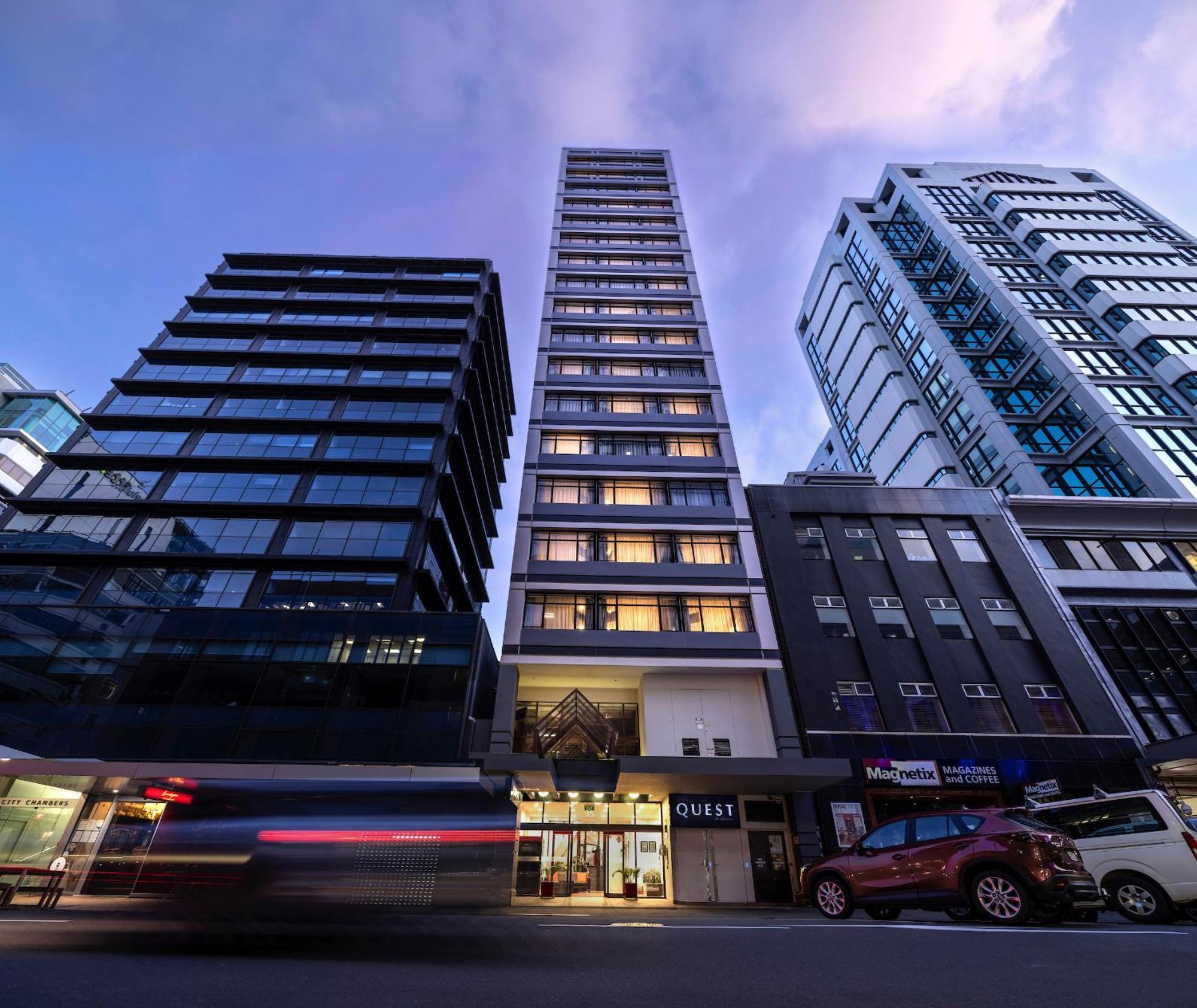 Quest On Johnston Serviced Apartments Wellington Dış mekan fotoğraf